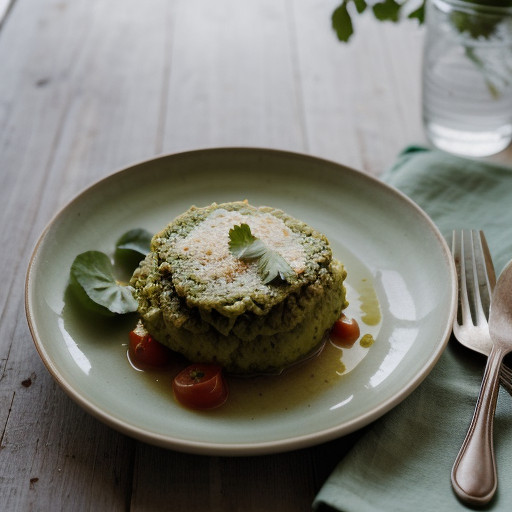 Tomato Verde Con Questo (Green Tomatoes With recipe image