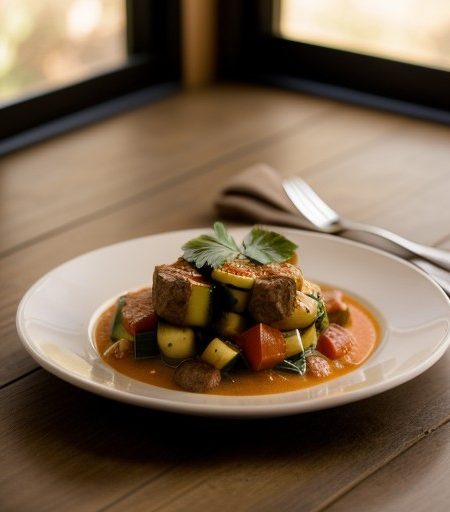 Tomato Zucchini Stew recipe image