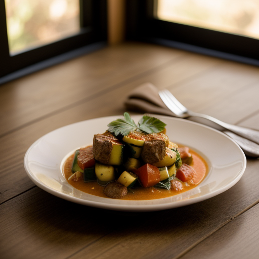 Tomato Zucchini Stew recipe image