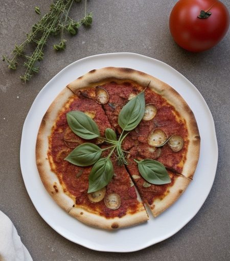 Tomato-and-Onion Pizza recipe image