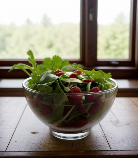 Tomato and Scallion Salad With Raspberry Vinegar recipe image