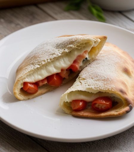 Tomatoe-Cheese Calzones recipe image