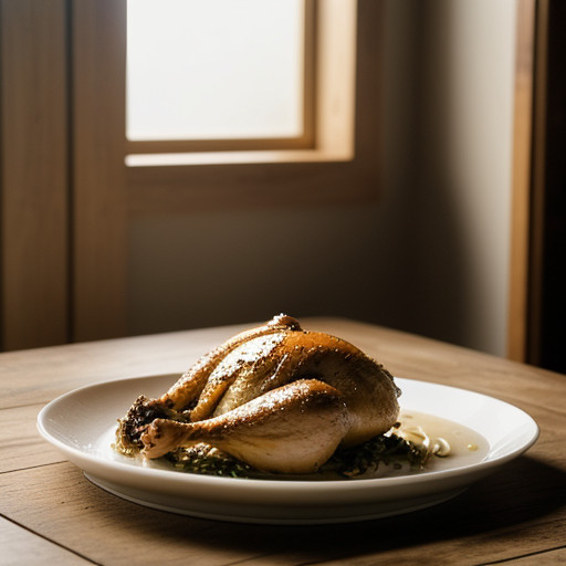 Tongdak Juk (Roasted Chicken recipe image