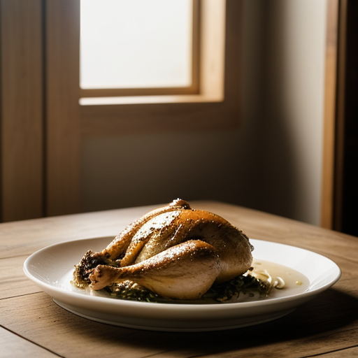Tongdak Juk (Roasted Chicken recipe image