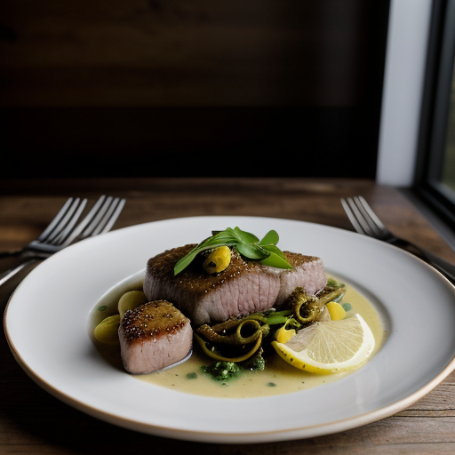 Tony's Lemony Veal Piccata Tdrh33 B recipe image