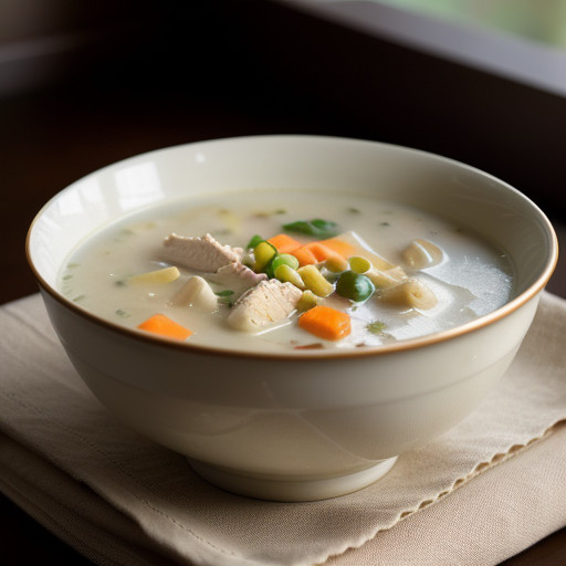 Too Simple Cream of Chicken Noodle Soup recipe image