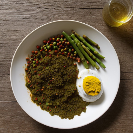 Torai Masala (Spiced Zucchini & Peas in Tomat recipe image
