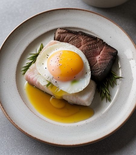 Torsk Med Eggesaus (Poached Codfish Steaks W/ recipe image
