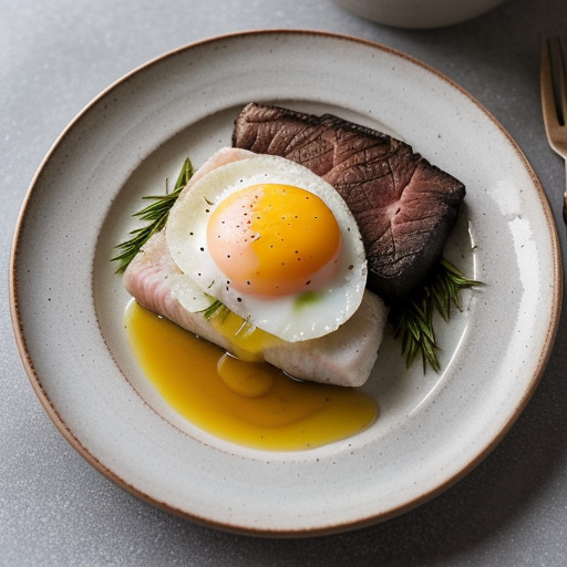 Torsk Med Eggesaus (Poached Codfish Steaks W/ recipe image