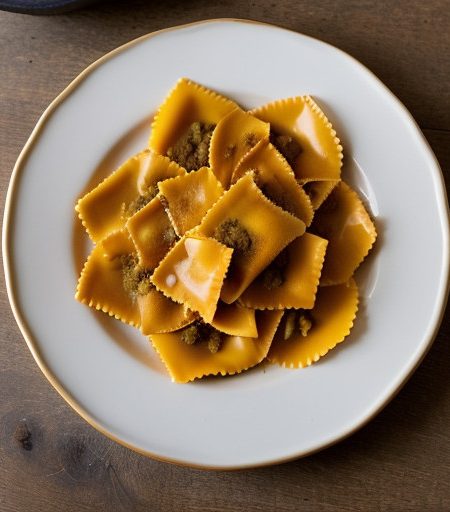 Tortelli Di Zucca (Pumpkin Tortelli L a Time recipe image