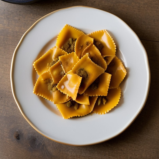 Tortelli Di Zucca (Pumpkin Tortelli L a Time recipe image