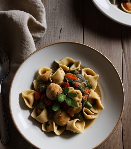 Tortellini Stew With Autumn Vegetables recipe image