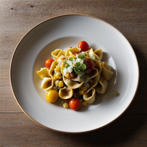 Tortellini With Cherry Tomatoes and Corn (3 PTS recipe image
