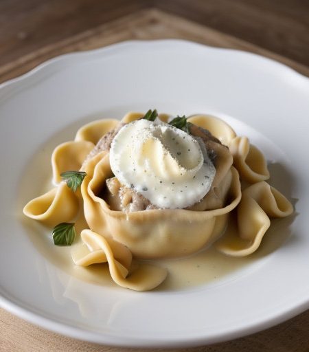 Tortellini With Cream recipe image