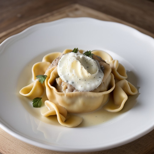 Tortellini With Cream recipe image