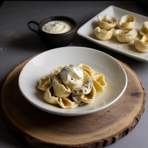 Tortellini With Cream recipe image