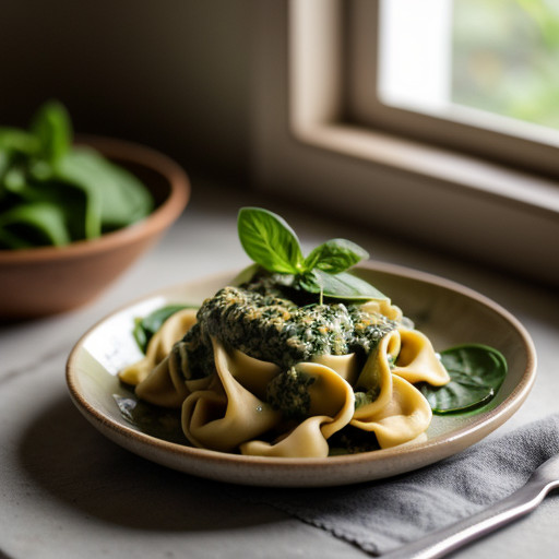 Tortellini With Walnut Pesto recipe image