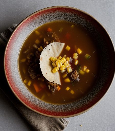 Tortilla Dumpling Soup recipe image