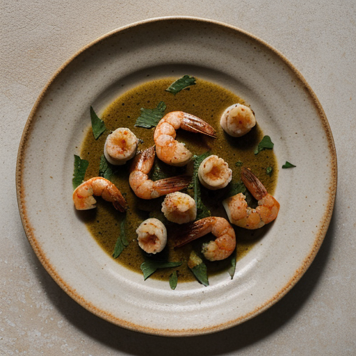 Tortillas De Gambas With Mint and Oregano Mojo (Shrimp Ca recipe image