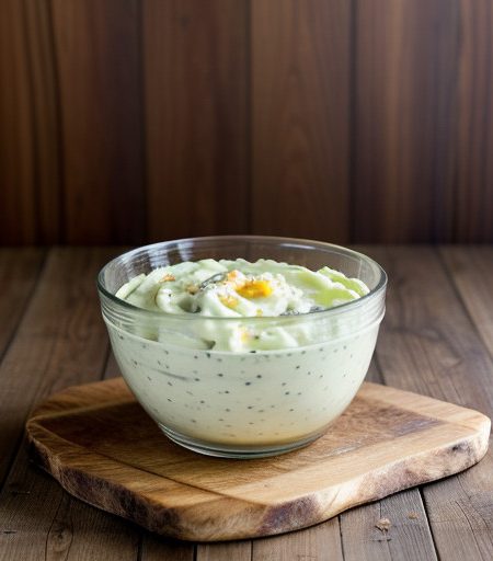 Tossed Salad With Creamy Garlic Dressing recipe image