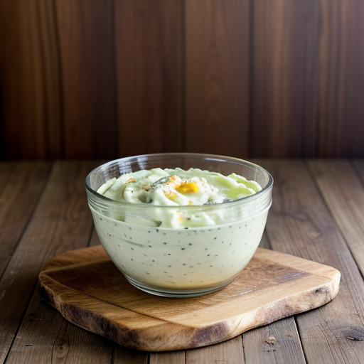 Tossed Salad With Creamy Garlic Dressing recipe image