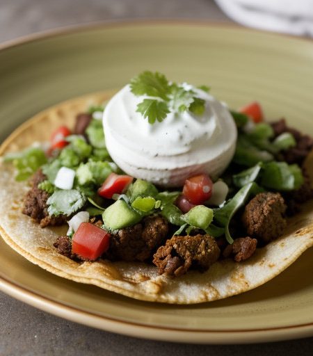 Tostada With Chorizo recipe image