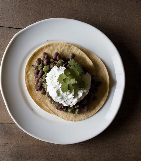 Tostadas De Frijol (Bean Tostadas recipe image
