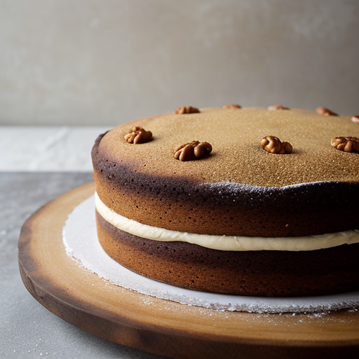Tourta Athineiki ( Orange-Walnut Cake~ Athens recipe image