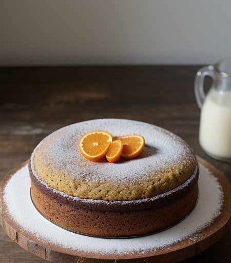 Tourta Athineiki (Orange-Walnut Cake,athens Style recipe image