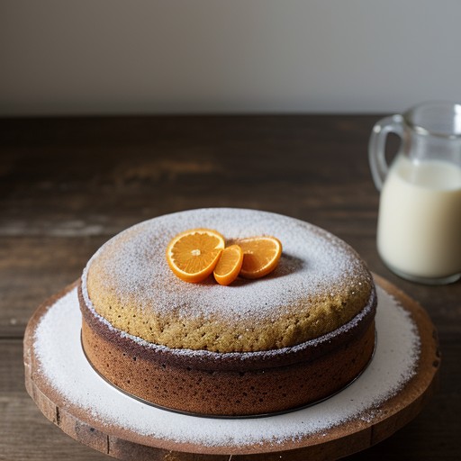 Tourta Athineiki (Orange-Walnut Cake,athens Style recipe image