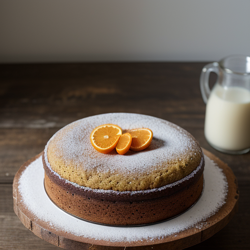 Tourta Athineiki (Orange-Walnut Cake,athens Style recipe image