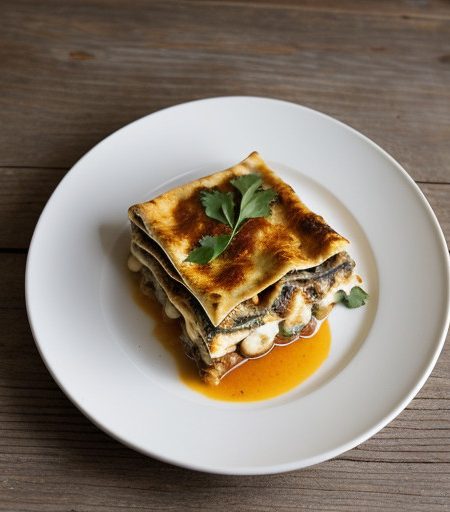 Tracey's Mushroom/Tofu Lasagne recipe image