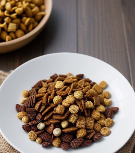 Traditional Chex Party Mix (Microwave Directi recipe image