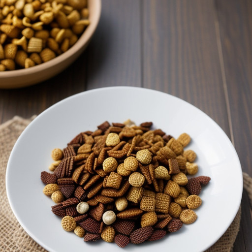 Traditional Chex Party Mix (Microwave Directi recipe image