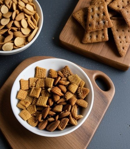 Traditional Chex Party Mix (Microwave Directions recipe image
