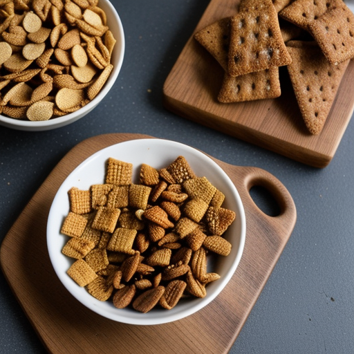 Traditional Chex Party Mix (Microwave Directions recipe image