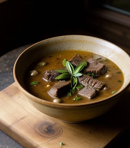 Trailblazin Beef Soup recipe image