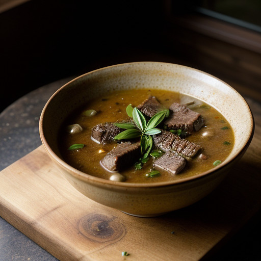 Trailblazin Beef Soup recipe image
