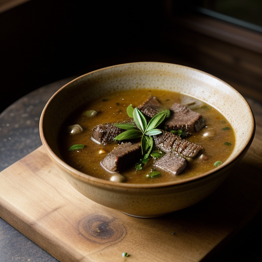 Trailblazin Beef Soup recipe image