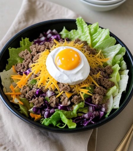 Trash Bag" Taco Salad recipe image
