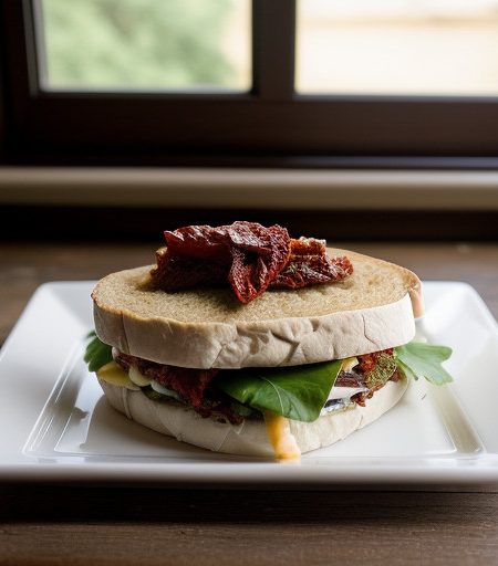 Traveler Sandwiches W/Sun-Dried Tomatoes recipe image