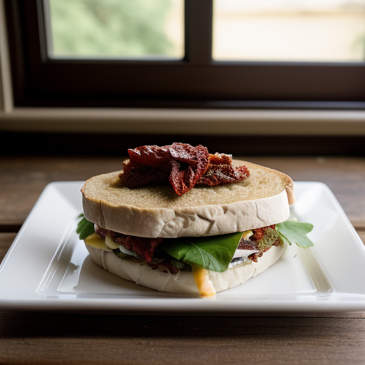 Traveler Sandwiches W/Sun-Dried Tomatoes recipe image