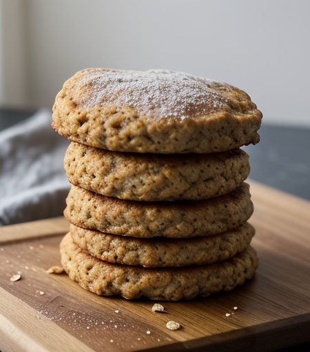 Treacle & Oatmeal Drop Scones(english recipe image