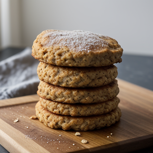 Treacle & Oatmeal Drop Scones(english recipe image
