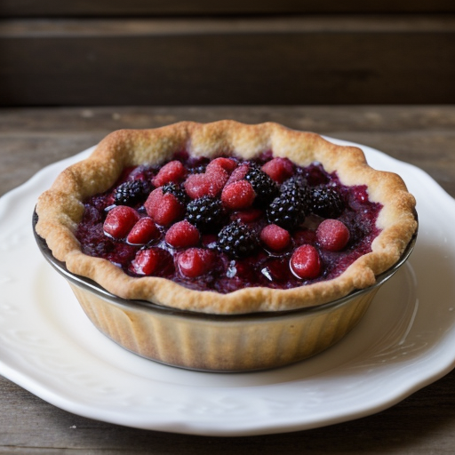 Triple Berry Cobbler recipe image