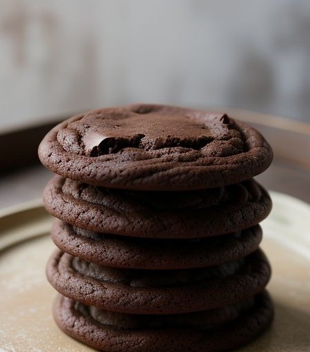 Triple Chocolate Cinnamon Cookies recipe image