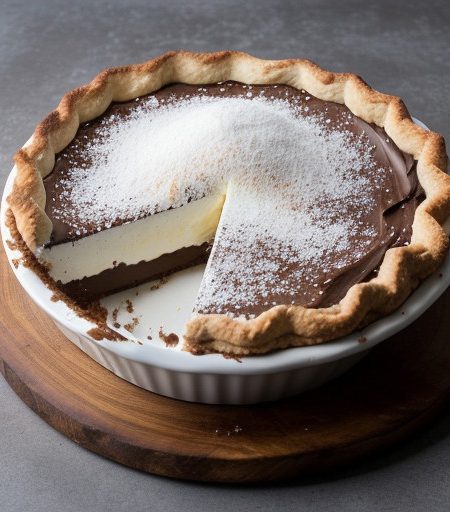 Triple Decker Chocolate Coconut Cream Pie recipe image