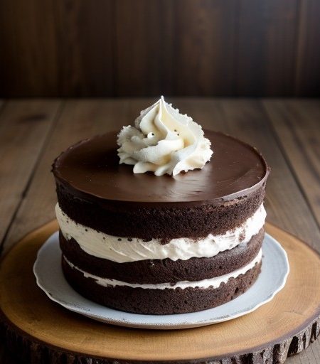 Triple Fudge Cake recipe image