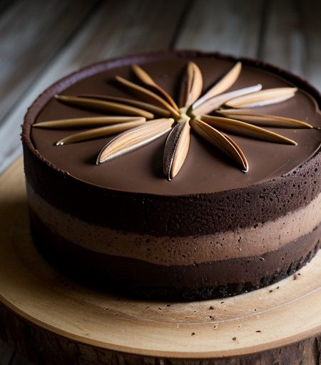 Triple Layer Chocolate Cheesecake recipe image
