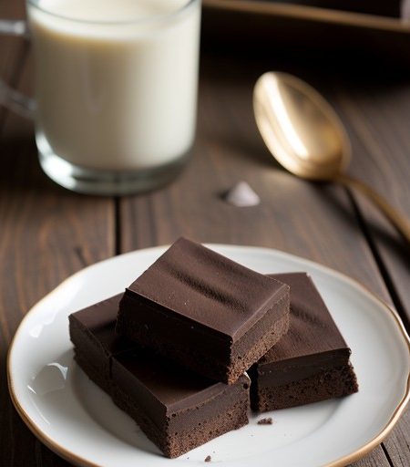 Triple-Rich Chocolate Squares recipe image
